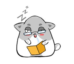 Cute cats Moya and Miyu sticker #3203669