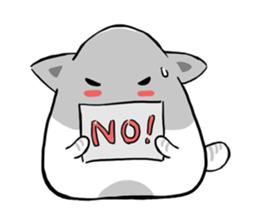 Cute cats Moya and Miyu sticker #3203673