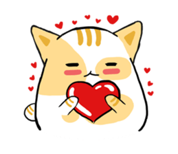 Cute cats Moya and Miyu sticker #3203681