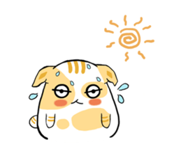 Cute cats Moya and Miyu sticker #3203685