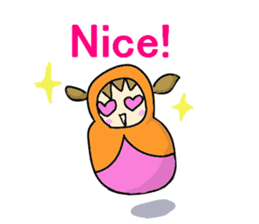 Matryoshka 3sisters sticker #3203773