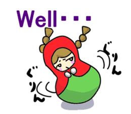 Matryoshka 3sisters sticker #3203775