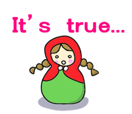 Matryoshka 3sisters sticker #3203782