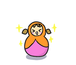 Matryoshka 3sisters sticker #3203789