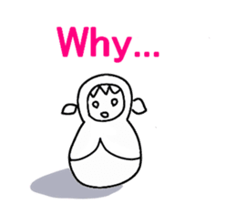 Matryoshka 3sisters sticker #3203792