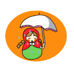Matryoshka 3sisters sticker #3203799