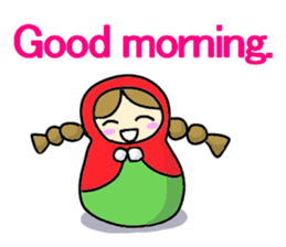 Matryoshka 3sisters sticker #3203808