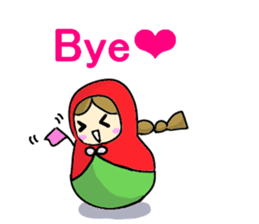 Matryoshka 3sisters sticker #3203810
