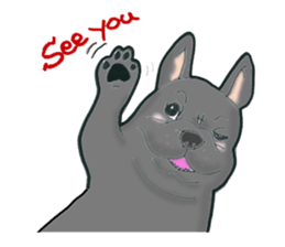 Frenchbulldog BUHIBUHI world sticker #3203932