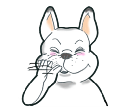 Frenchbulldog BUHIBUHI world sticker #3203934