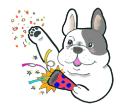 Frenchbulldog BUHIBUHI world sticker #3203936