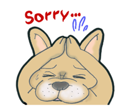 Frenchbulldog BUHIBUHI world sticker #3203937