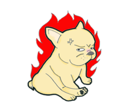 Frenchbulldog BUHIBUHI world sticker #3203941