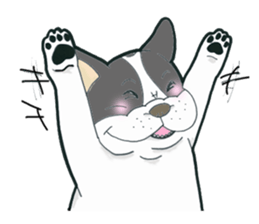 Frenchbulldog BUHIBUHI world sticker #3203944