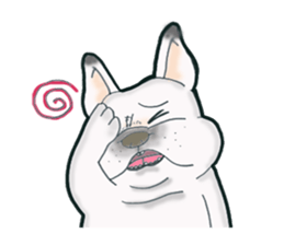 Frenchbulldog BUHIBUHI world sticker #3203946