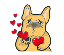Frenchbulldog BUHIBUHI world sticker #3203947