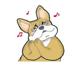 Frenchbulldog BUHIBUHI world sticker #3203948