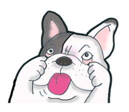 Frenchbulldog BUHIBUHI world sticker #3203950