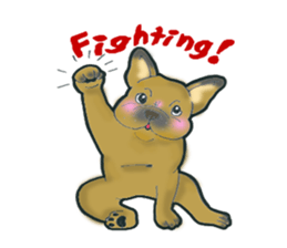 Frenchbulldog BUHIBUHI world sticker #3203963