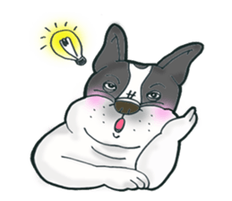 Frenchbulldog BUHIBUHI world sticker #3203968