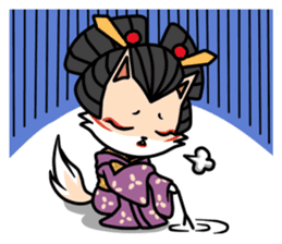 Kabuki Woman sticker #3204336