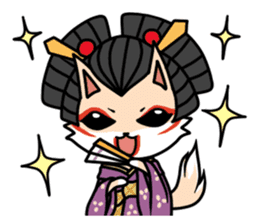 Kabuki Woman sticker #3204338