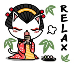 Kabuki Woman sticker #3204340