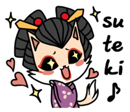 Kabuki Woman sticker #3204343