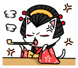 Kabuki Woman sticker #3204347
