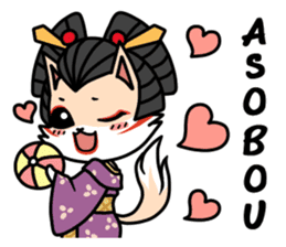 Kabuki Woman sticker #3204350