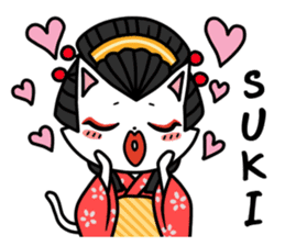 Kabuki Woman sticker #3204351