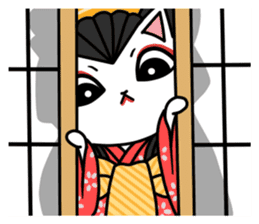 Kabuki Woman sticker #3204369