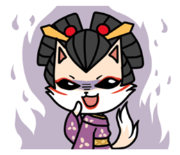Kabuki Woman sticker #3204370