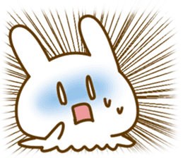 Jellyfish cat rabbit sticker #3204815