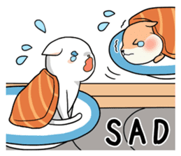 Sushi Animal English edition sticker #3205094