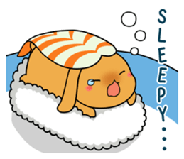 Sushi Animal English edition sticker #3205102