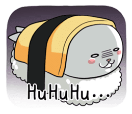 Sushi Animal English edition sticker #3205118