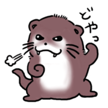Otter & Hedgehog sticker #3205135