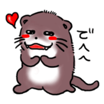 Otter & Hedgehog sticker #3205137