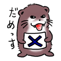 Otter & Hedgehog sticker #3205143