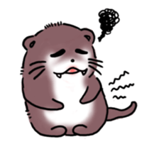 Otter & Hedgehog sticker #3205145
