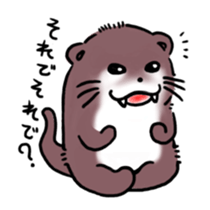 Otter & Hedgehog sticker #3205157