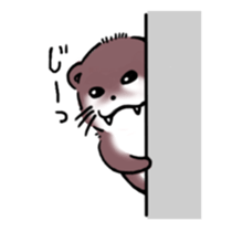 Otter & Hedgehog sticker #3205159
