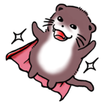 Otter & Hedgehog sticker #3205163