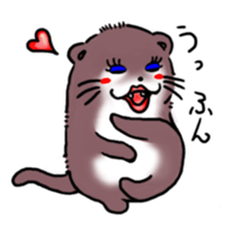 Otter & Hedgehog sticker #3205165