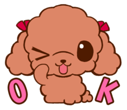 poodletan sticker #3205374