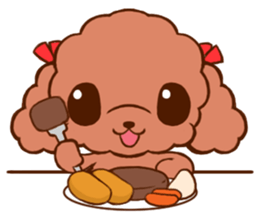 poodletan sticker #3205380