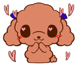 poodletan sticker #3205383