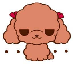 poodletan sticker #3205387