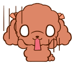 poodletan sticker #3205395